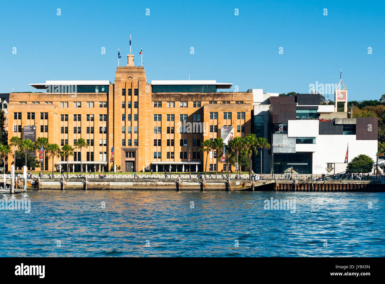 Museum für Zeitgenössische Kunst, Circular Quay West, The Rocks, Sydney, Australien. Stockfoto