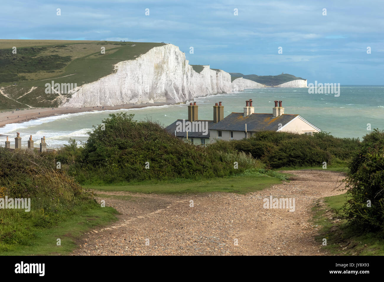 Sieben Schwestern, South Downs, East Sussex, England, Großbritannien Stockfoto