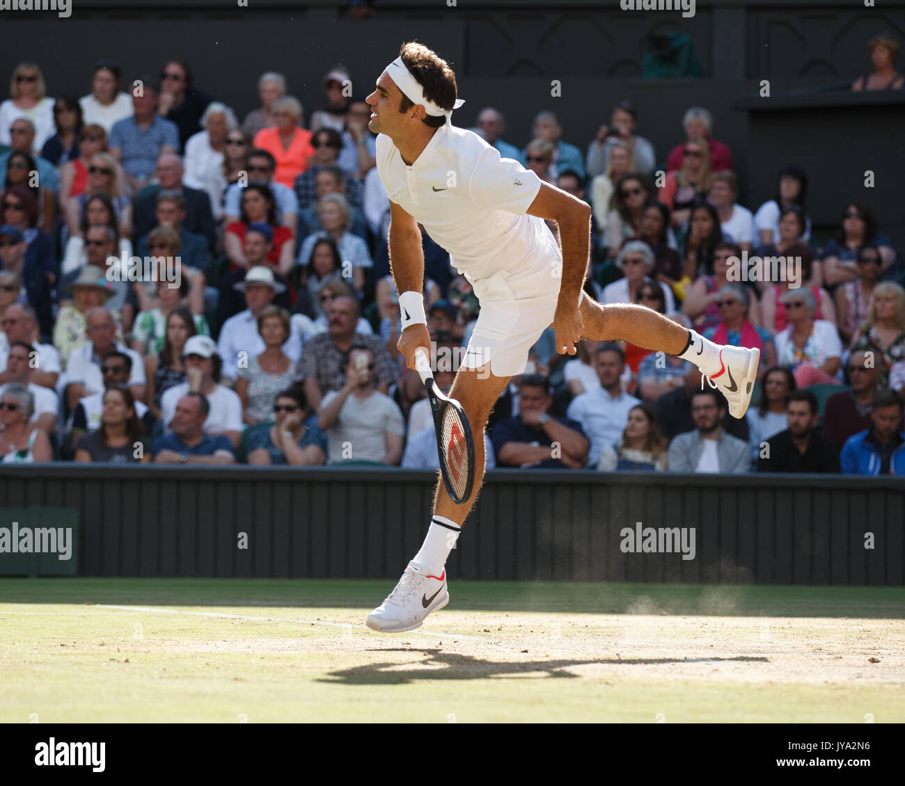 ROGER FEDERER (SUI) Wimbledon 2017 Stockfoto