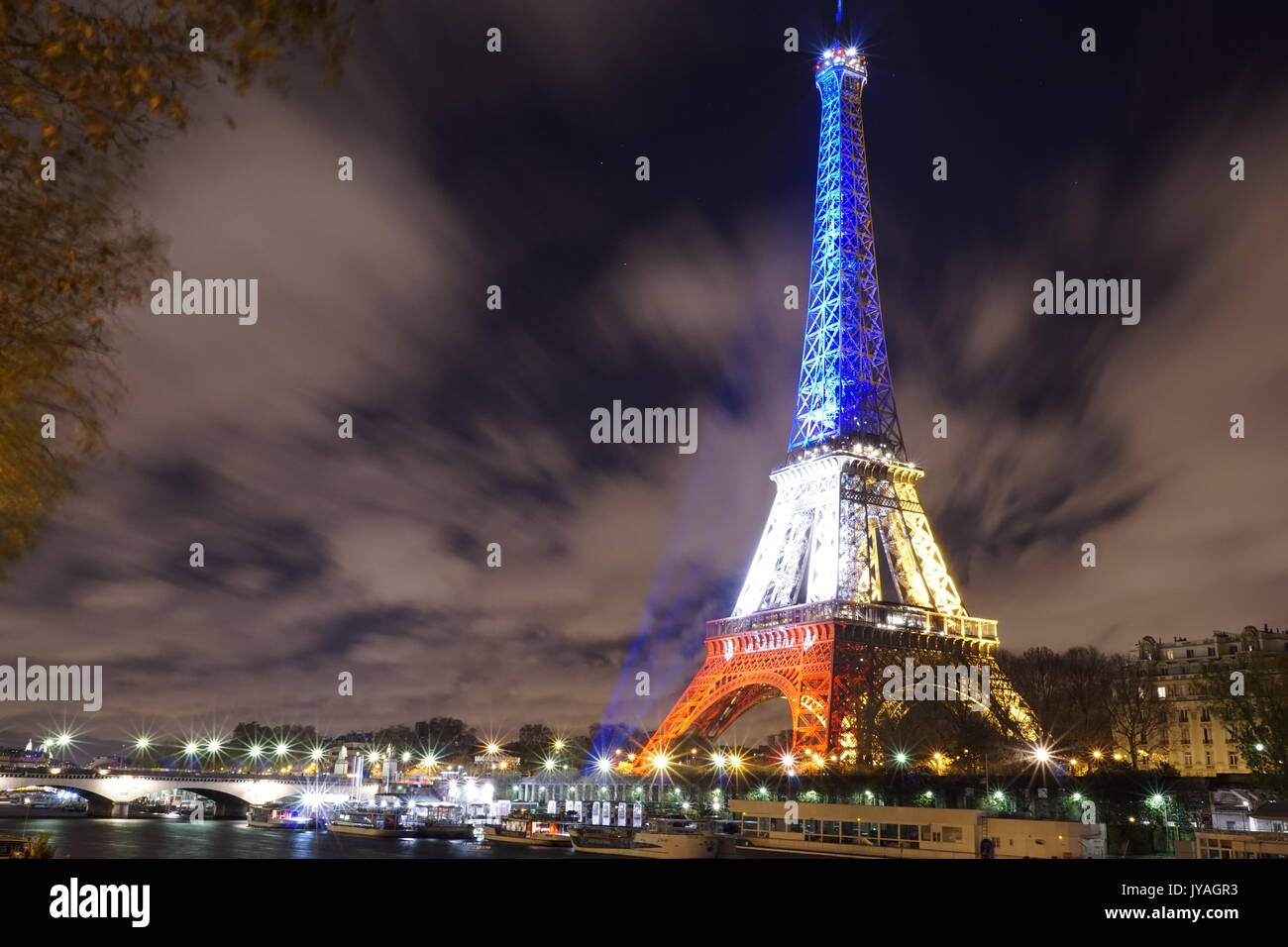 Paris Terroranschlag 2015 Stockfoto