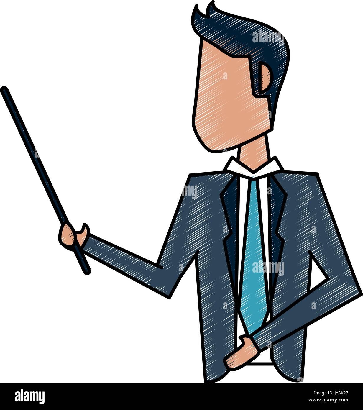Geschäftsmann Vector Illustration Stock Vektor