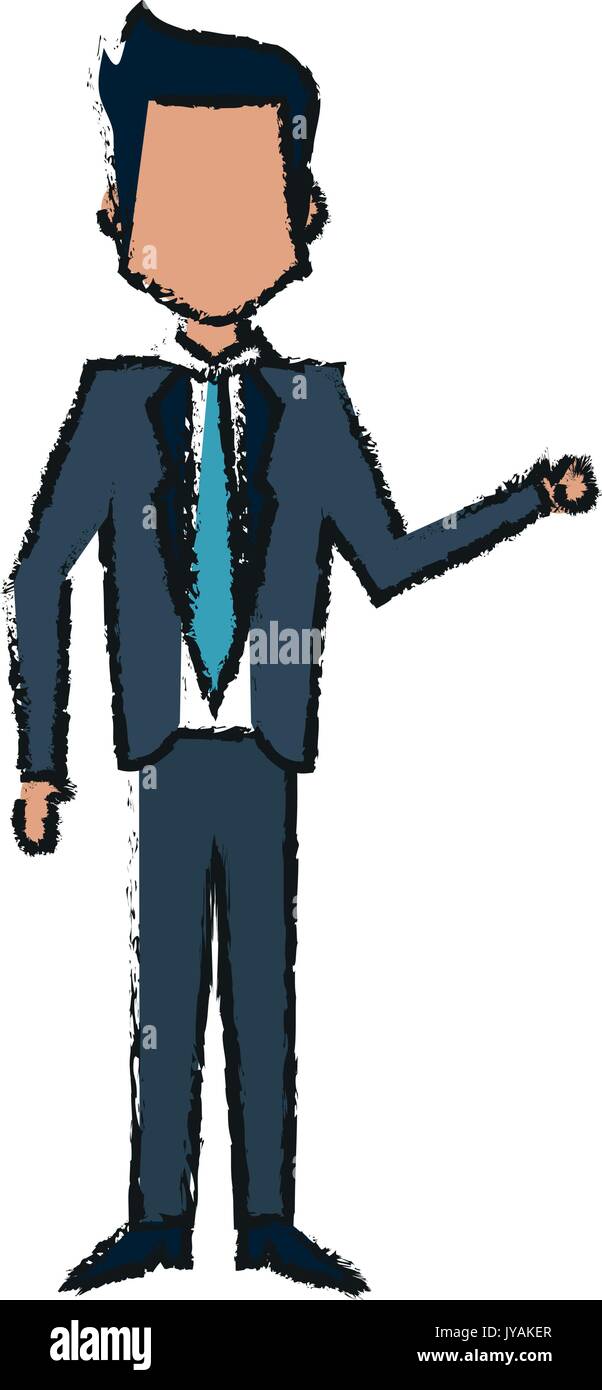 Geschäftsmann Vector Illustration Stock Vektor