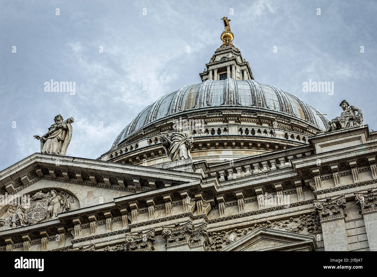 Die St Paul's Kathedrale in London Kuppel Stockfoto