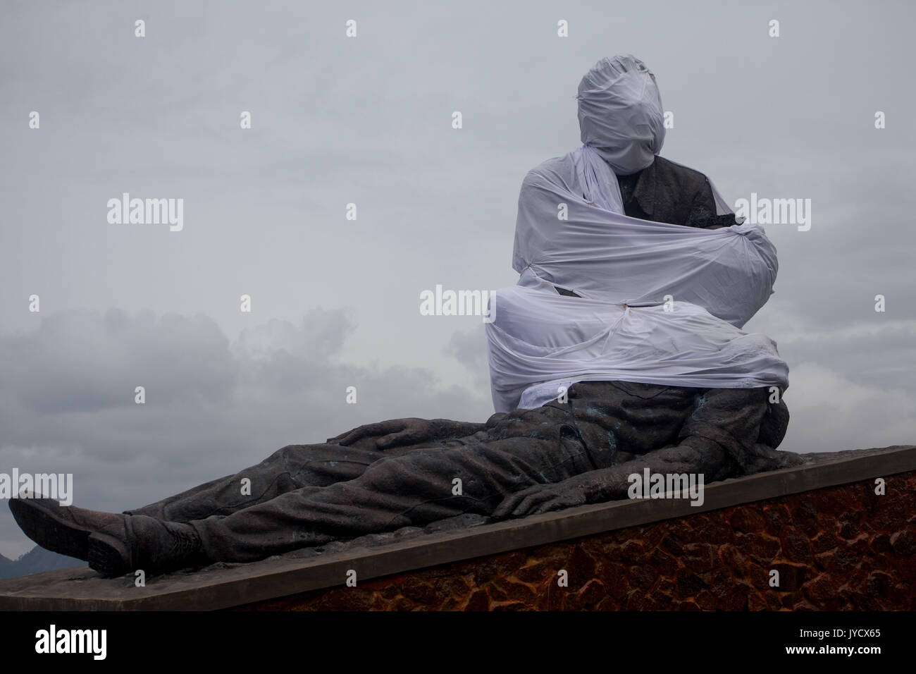 Osttimor. Eine Statue in Dili, zum Gedenken an den in der Santa Cruz Massaker im Jahr 1991 getötet Stockfoto