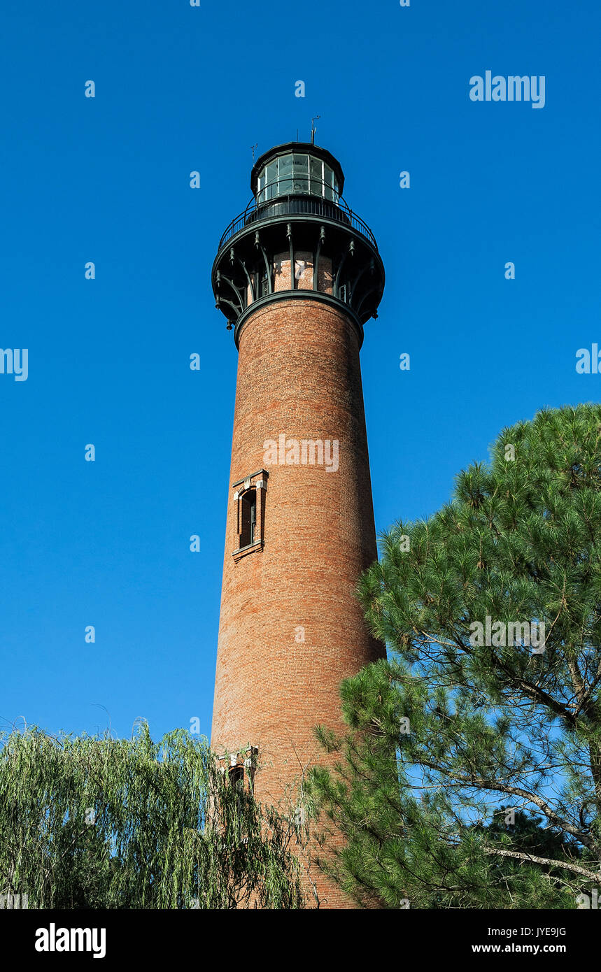 Currituck Strand Licht, Corolla, Outer Banks, North Carolina, USA. Stockfoto