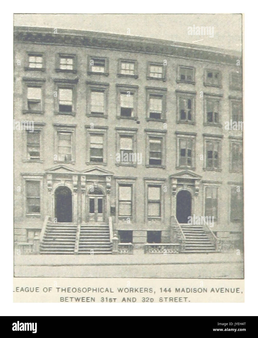 (King1893NYC) pg462 Liga der THEOSOPHISCHEN Arbeitnehmer, 144 MADISON AVENUE zwischen 31ST und 32D STREET Stockfoto