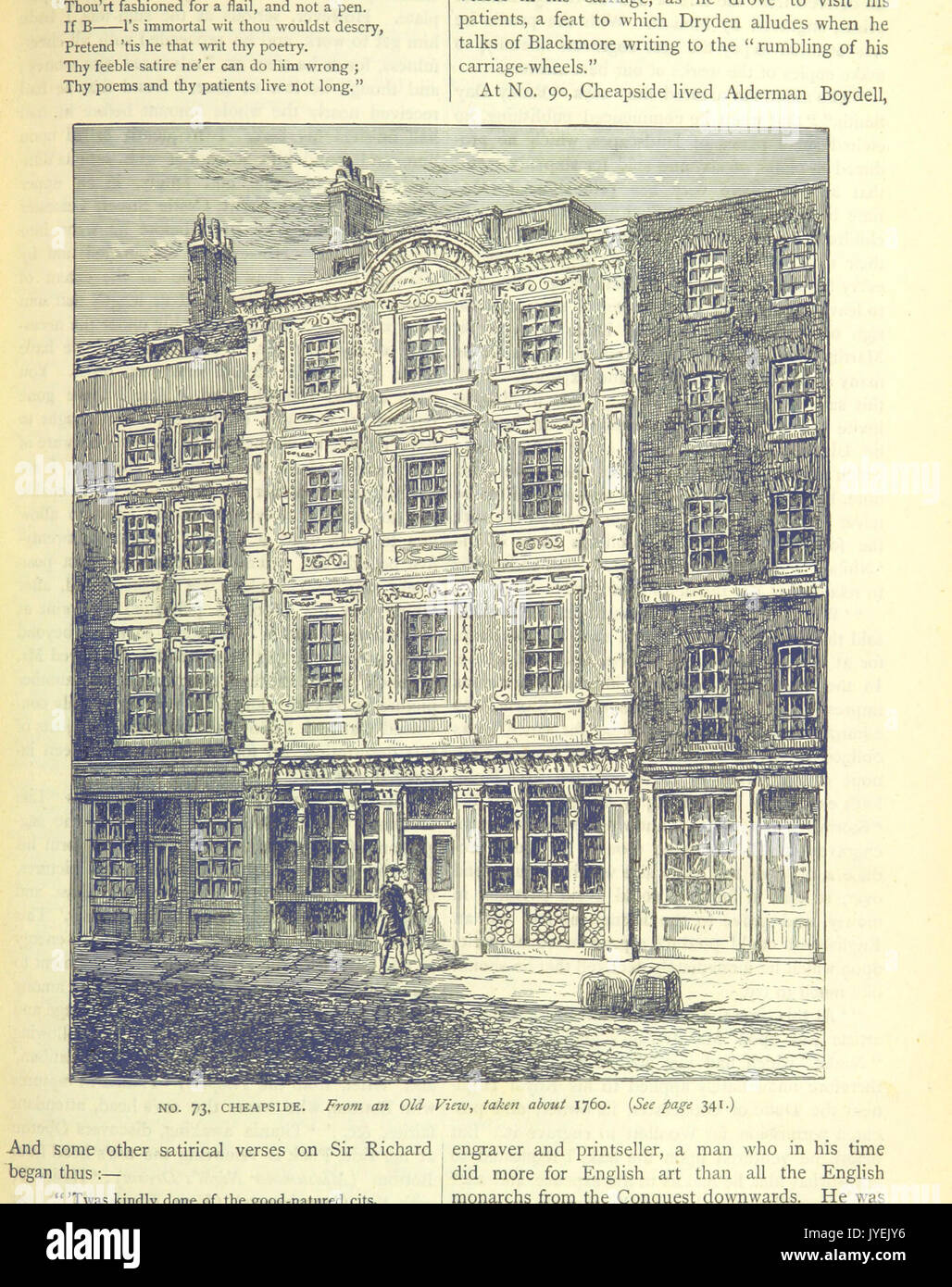 17-32 (1887) 1.343 Nr. 73, Cheapside, ca. 1760 Stockfoto