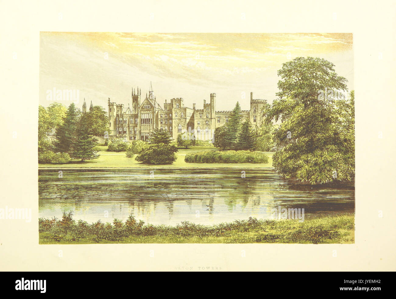 AH p188 die Alton Towers, Staffordshire Morris, Adelshäuser, 1868 Stockfoto