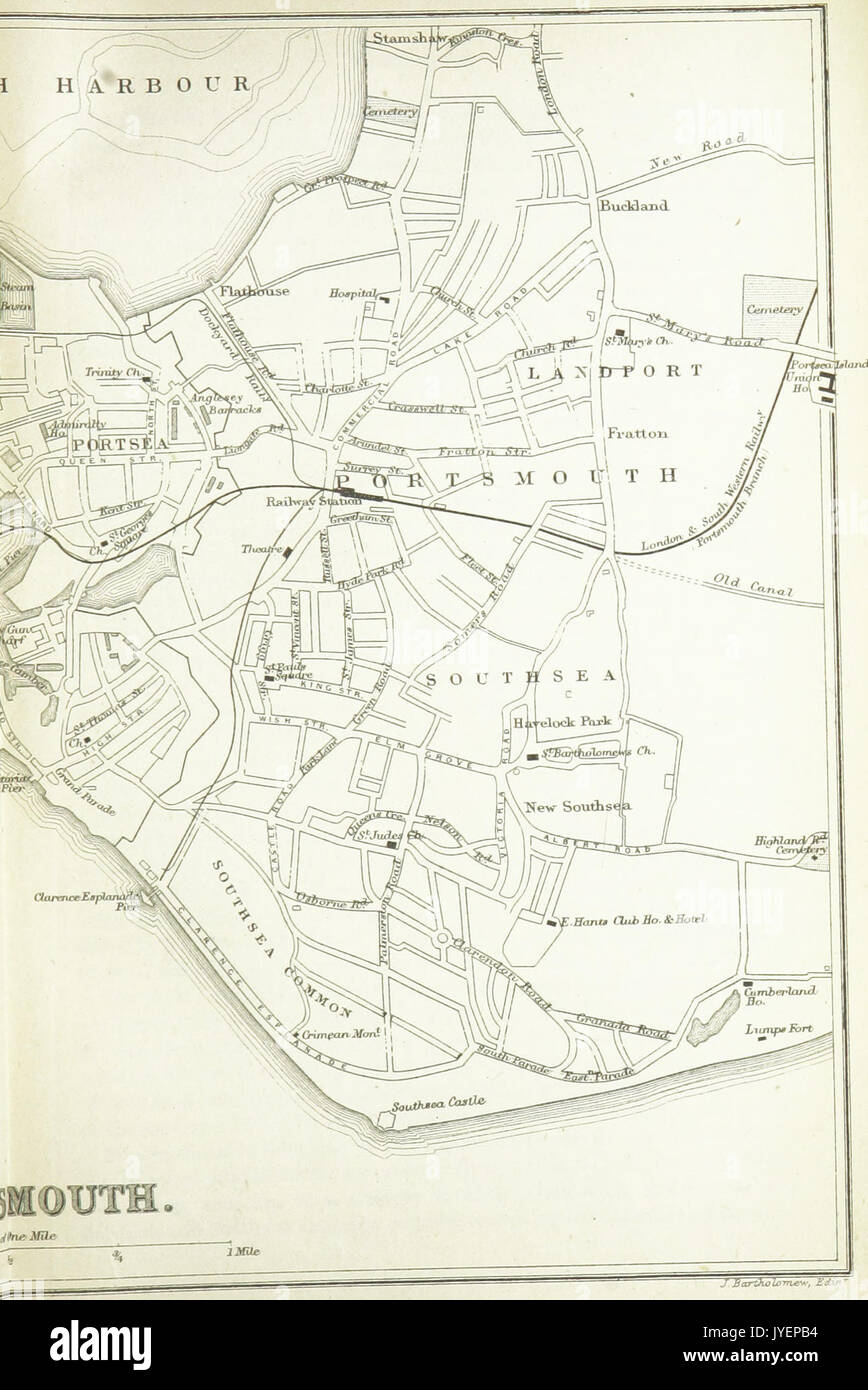 EW (1884) S. 135 Portsmouth (rechts) EIN C Schwarz (Kneipe) Stockfoto