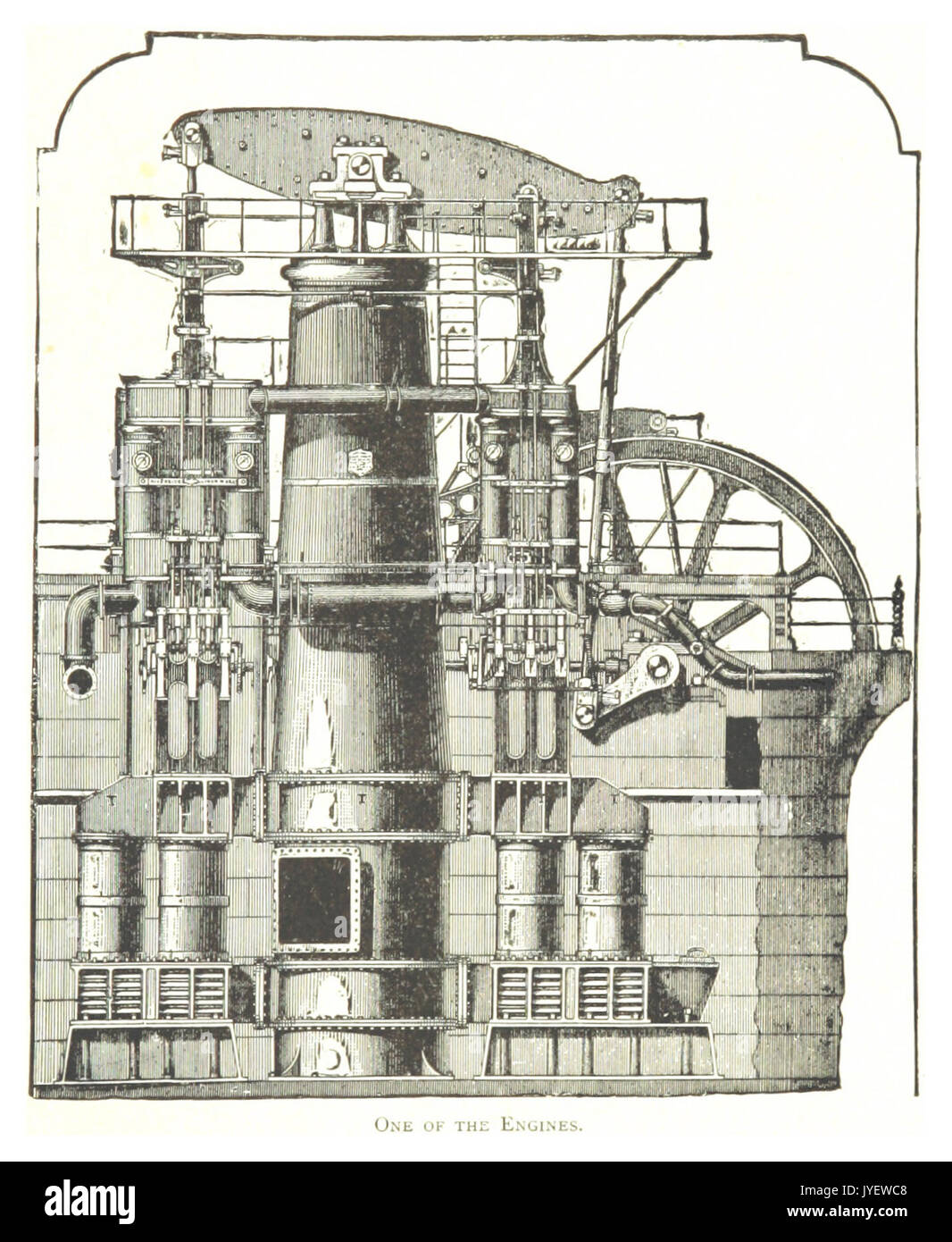 Bauer (1884) p121 DETROIT NEUES WASSER ARBEITET, EINER DER MOTOREN Stockfoto