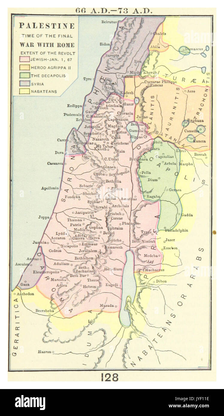 MACCOUN (1899) p195 66 N.CHR. 73 n. Chr. Palästina, Zeit des letzten Krieges mit ROM Stockfoto
