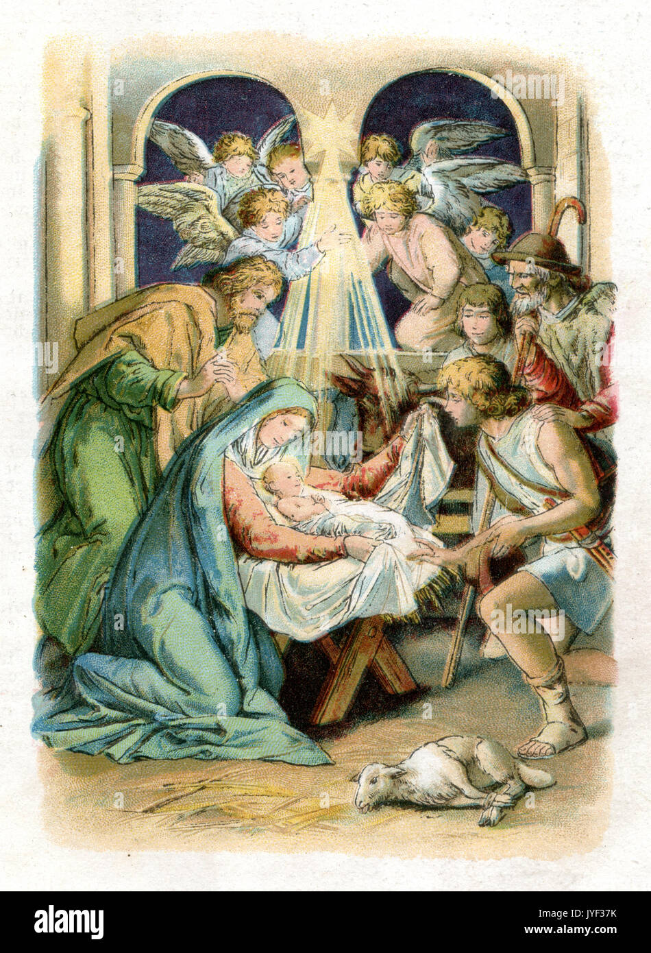 Jesus Geburt Im Stall In Bethlehem -Fotos Und -Bildmaterial In Hoher