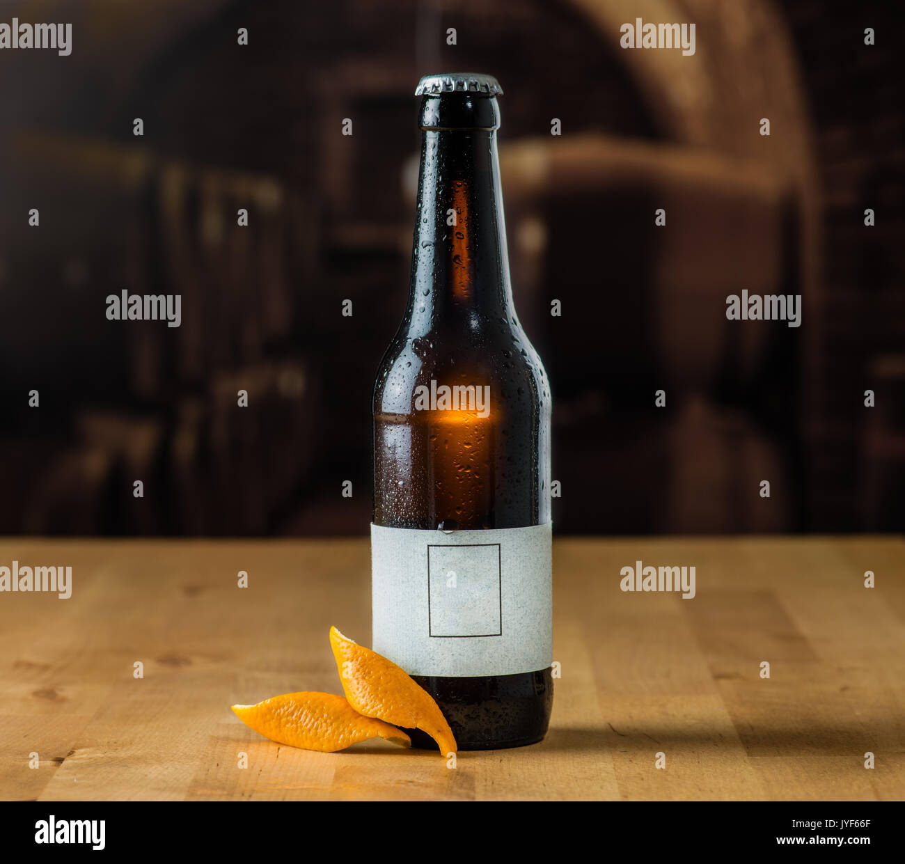 Erfrischende kalte Handwerk Bier Stockfoto