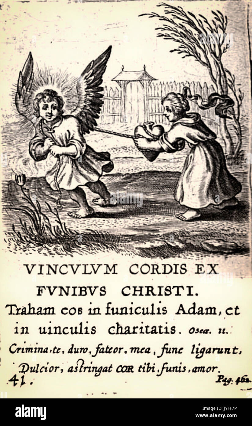 41. Vinculum Cordis Ex Funibus Christi Stockfoto