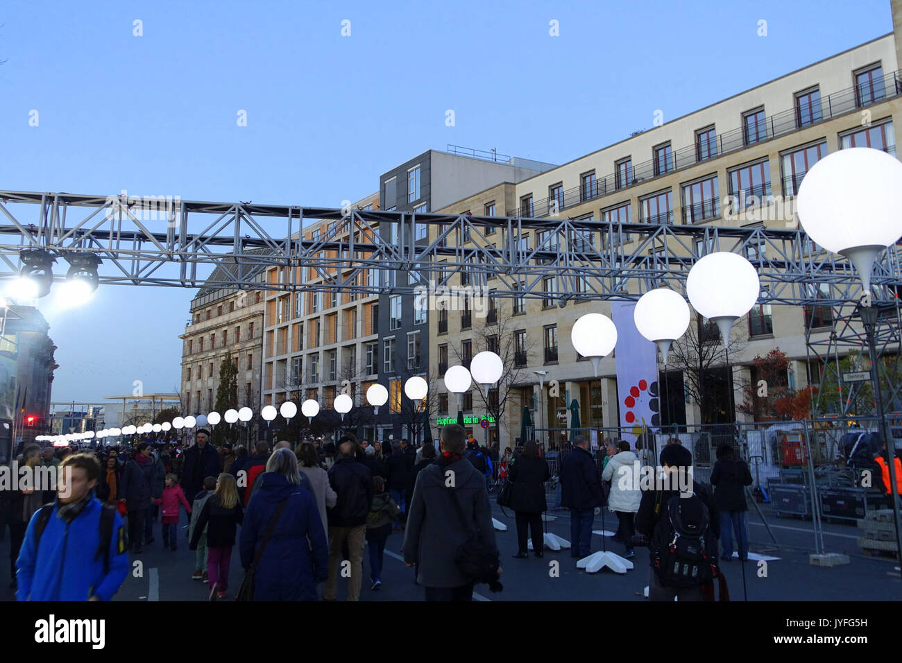 25. Jahrestag des Falls der Berliner Mauer DSC 09736 Stockfoto