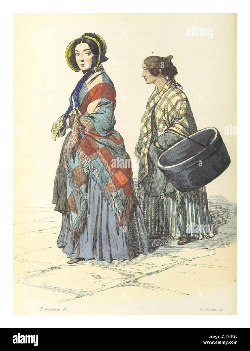 BOURCARD (1853) p 1,324 LA MODISTA Stockfoto
