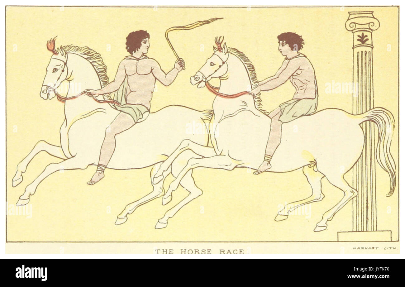 Herodot(1885) p201 THE HORSE RACE Stockfoto