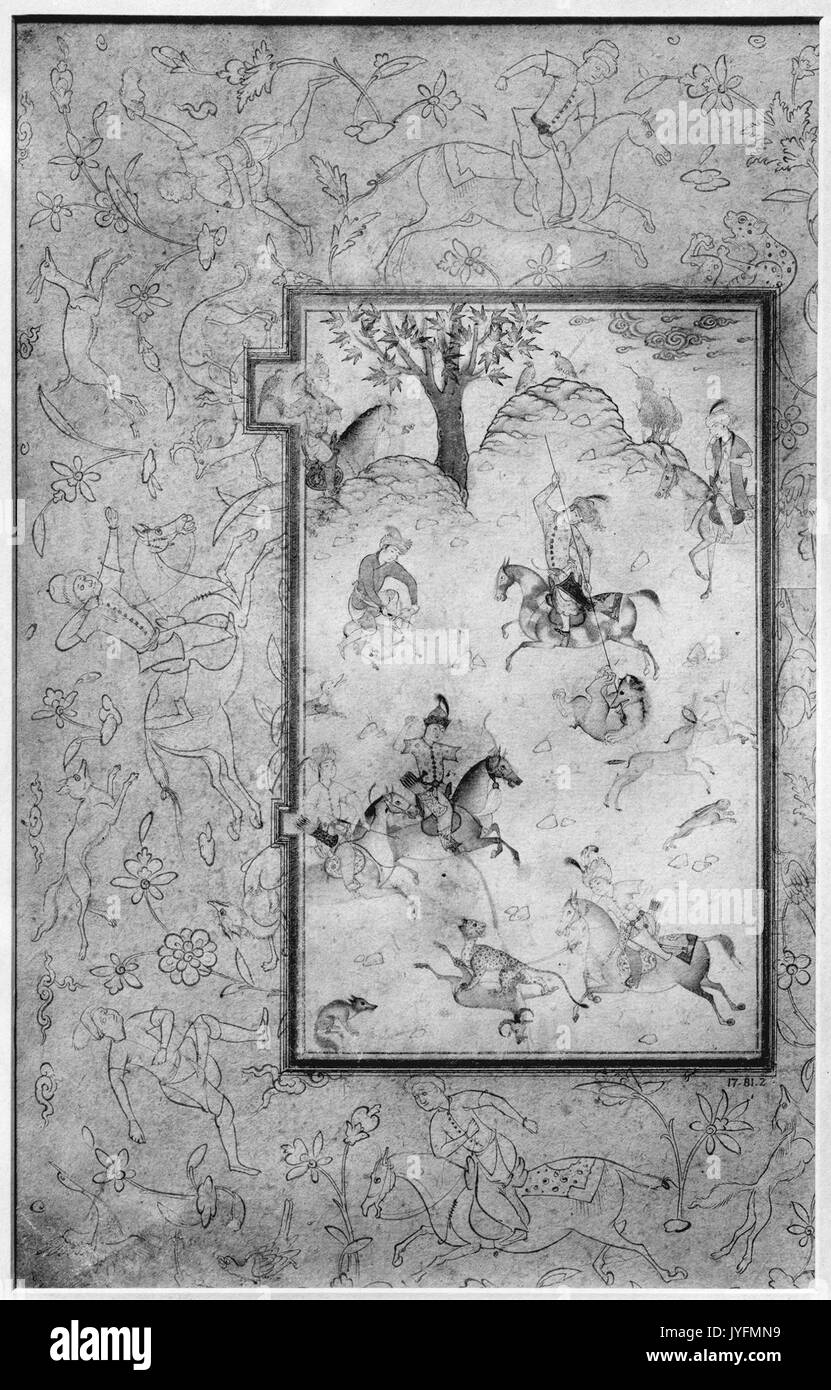 Eine fürstliche Jagd MET 35800 Stockfoto