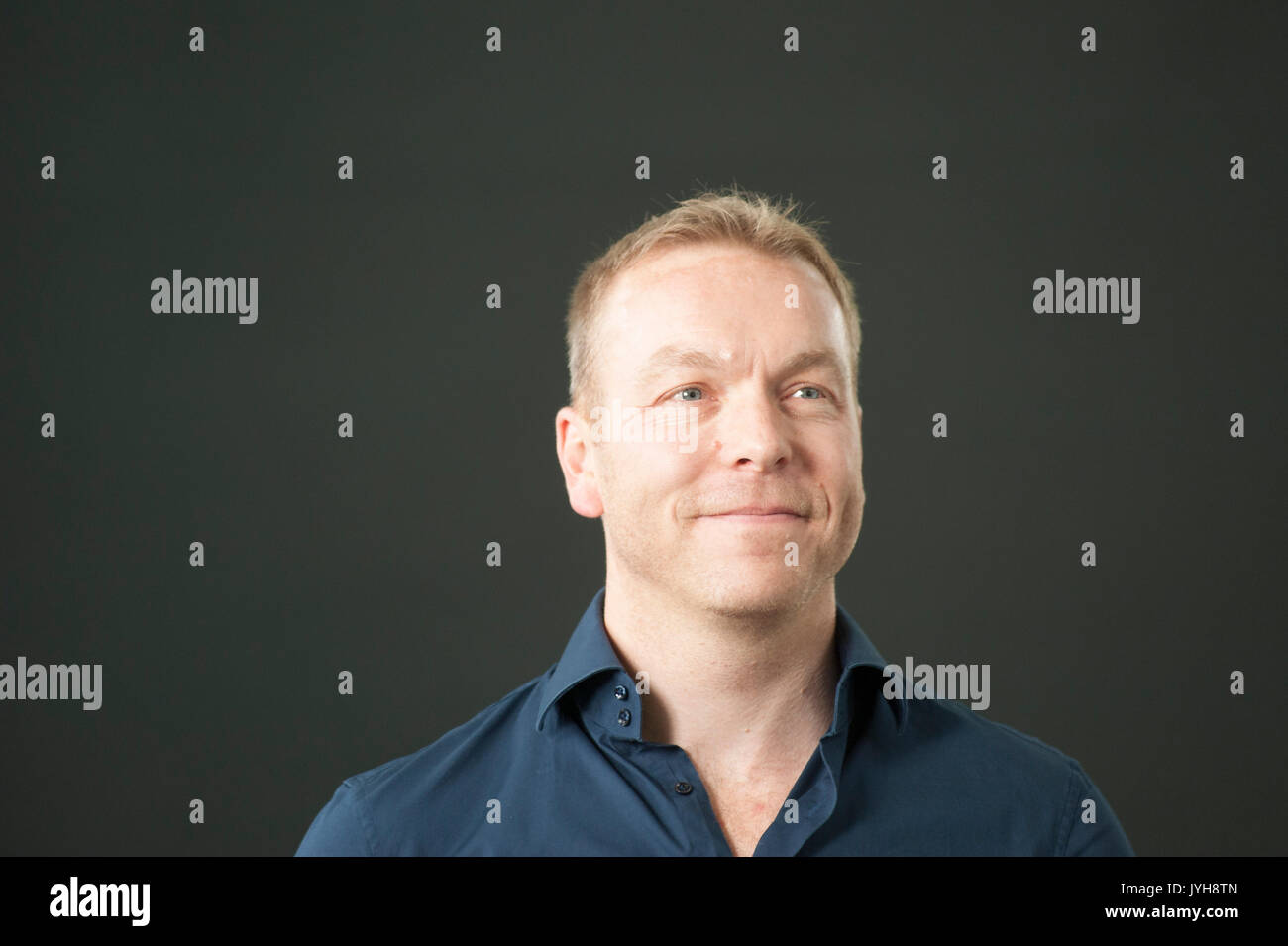 Edinburgh, Großbritannien. 20. August 2017. Ehemalige Titel Radfahrer, Chris Hoy erscheinen an der Edinburgh International Book Festival. Credit: Lorenzo Dalberto/Alamy leben Nachrichten Stockfoto