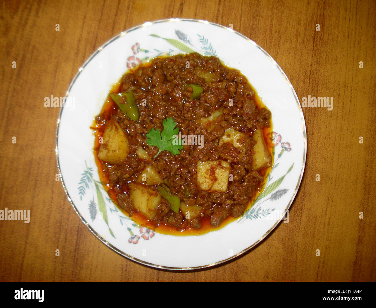 Aaloo Keema Stockfoto
