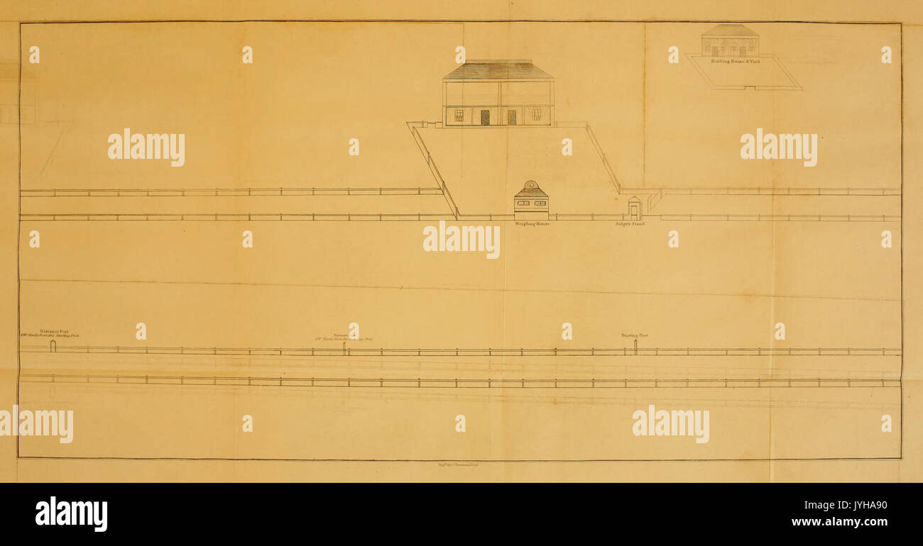 Eine Abhandlung über die Betreuung, Behandlung und Schulung der Englischen Race Horse BHL 21583460 Stockfoto