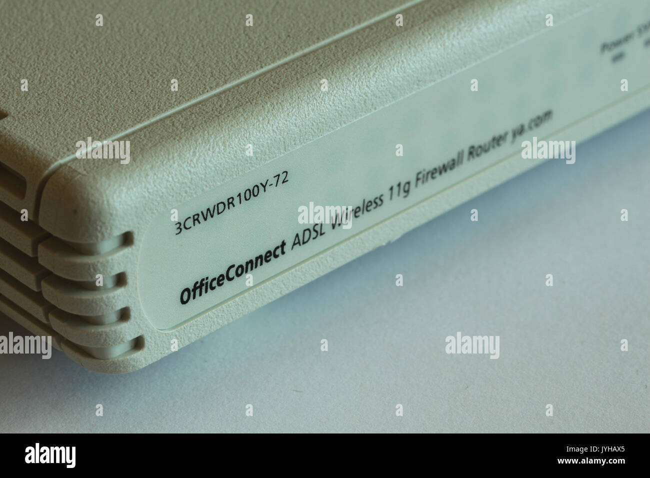 3Com OfficeConnect ADSL Wireless 11g Firewall Router 2012 10 28 0875 Stockfoto