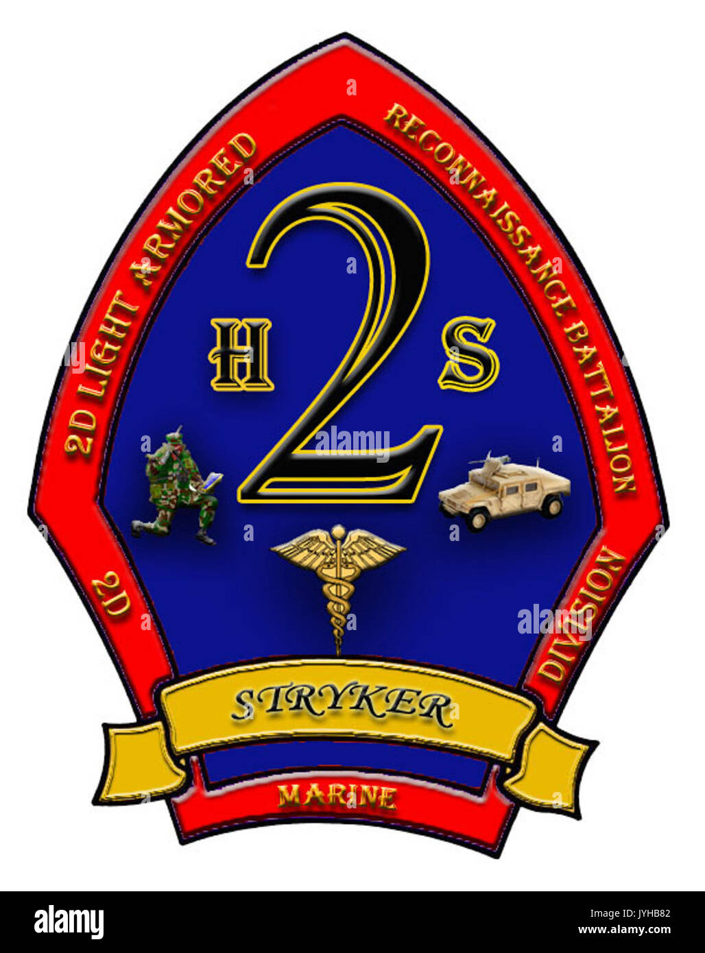 2d-LAR H&S Logo Stockfoto