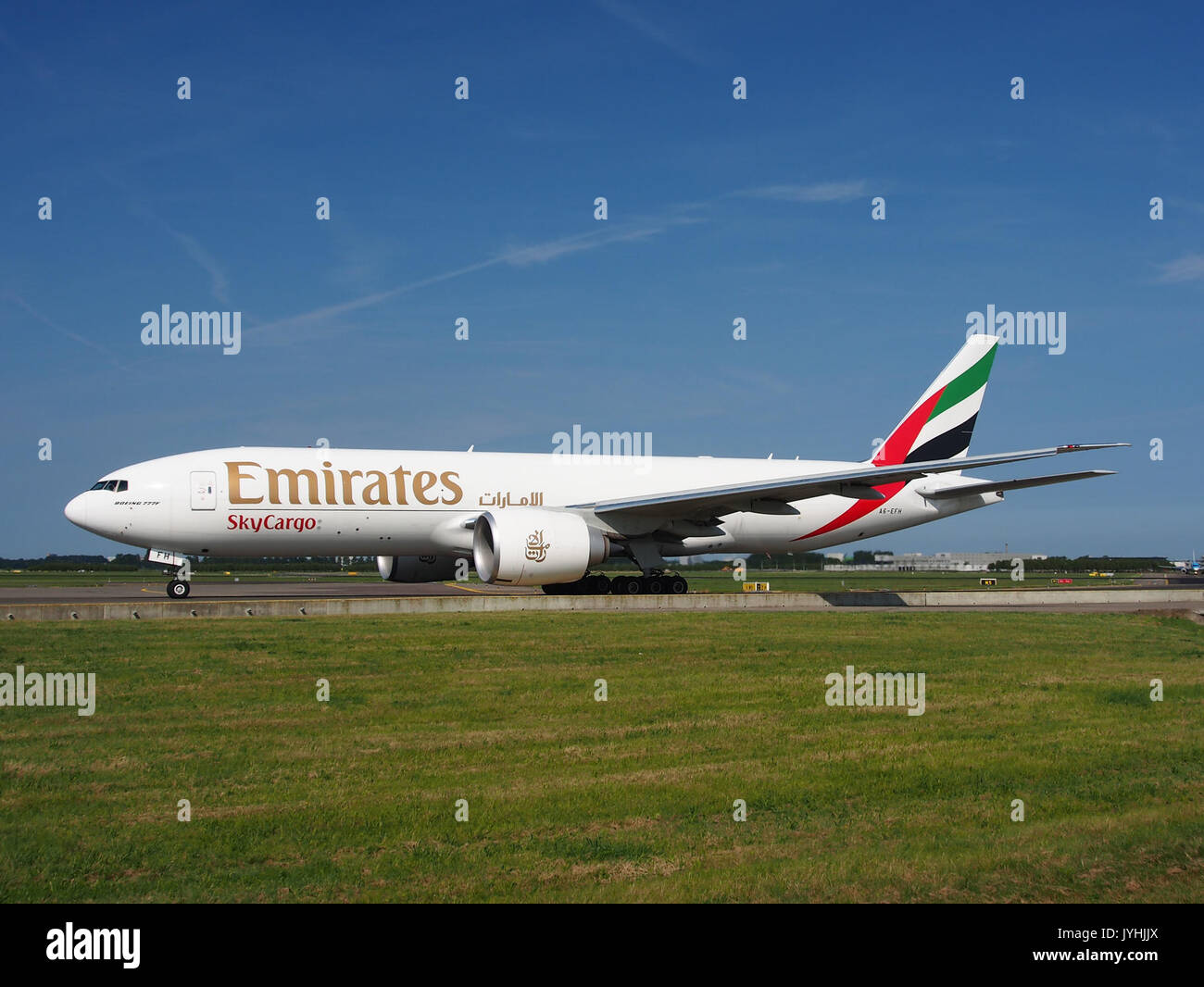 6 EFH Emirates Boeing 777F 1H cn 35608 Bild 5 Stockfoto