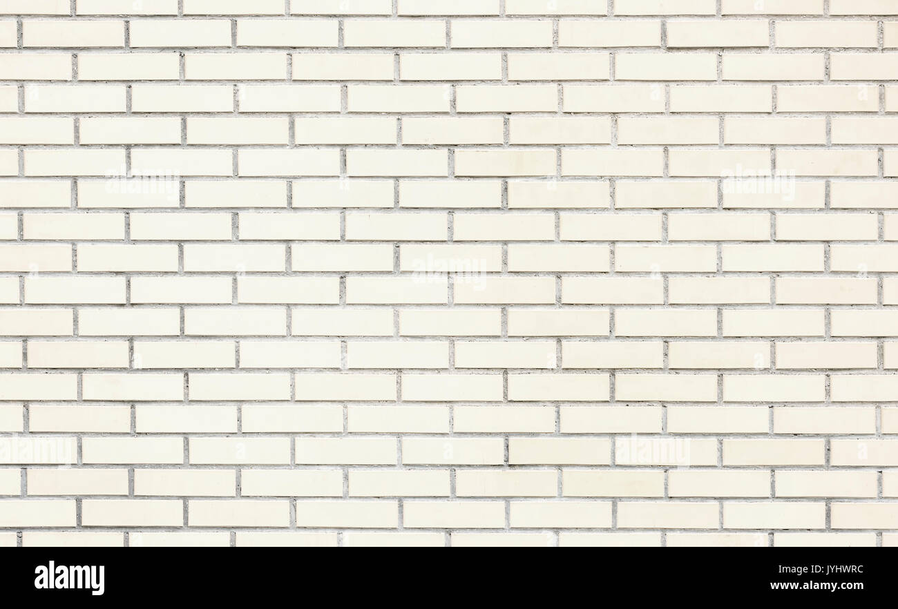 Weiße Ziegel Wand Textur oder Hintergrund Stockfoto
