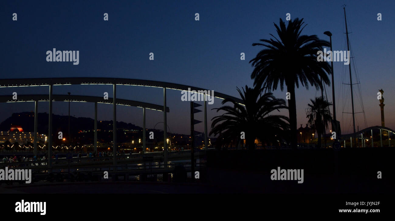 29 Barcelona Rambla de Mar 30072016 Stockfoto