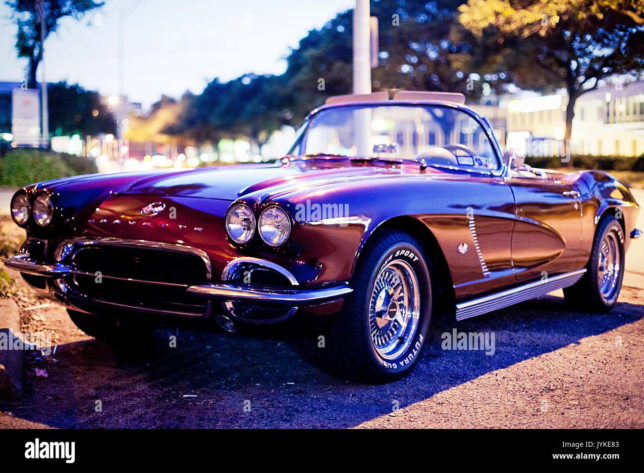 Corvette C1 classic car Stockfoto