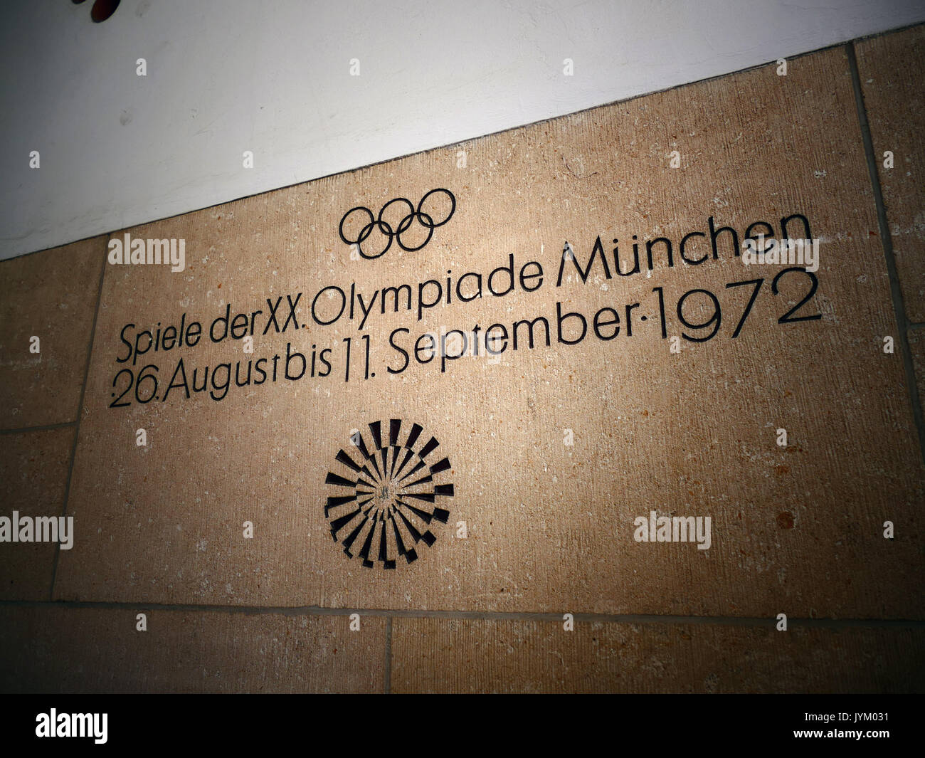Deutschland München Rathaus speicher Olympischen Spiel 1972 Stockfoto