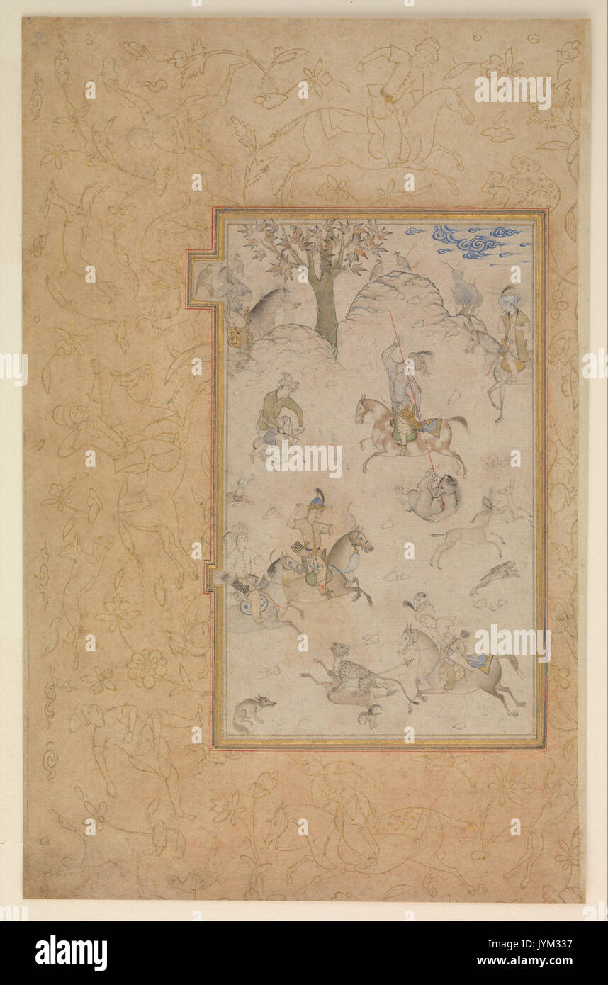 Eine fürstliche Jagd MET DP 231331 Stockfoto