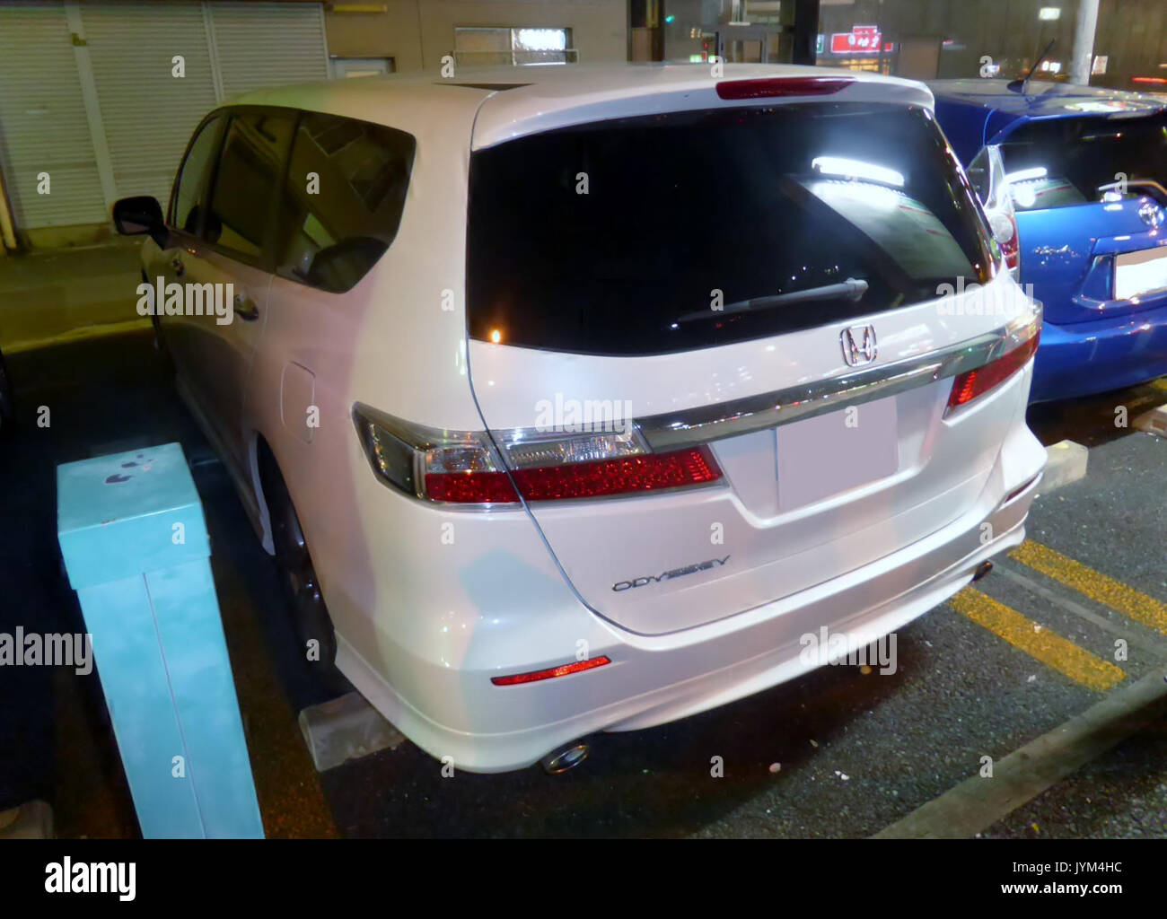 4. generation Honda Odyssey bei Nacht hinten Stockfoto