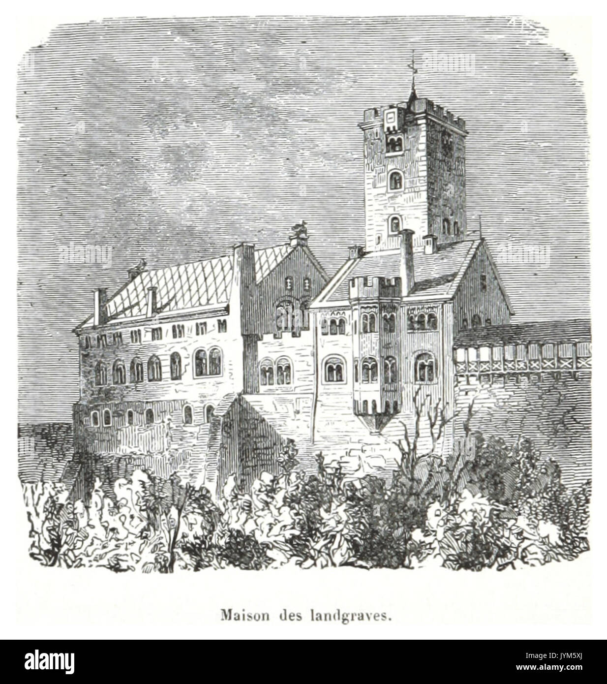 162 Eisenach Wartburg, Pallas Stockfoto