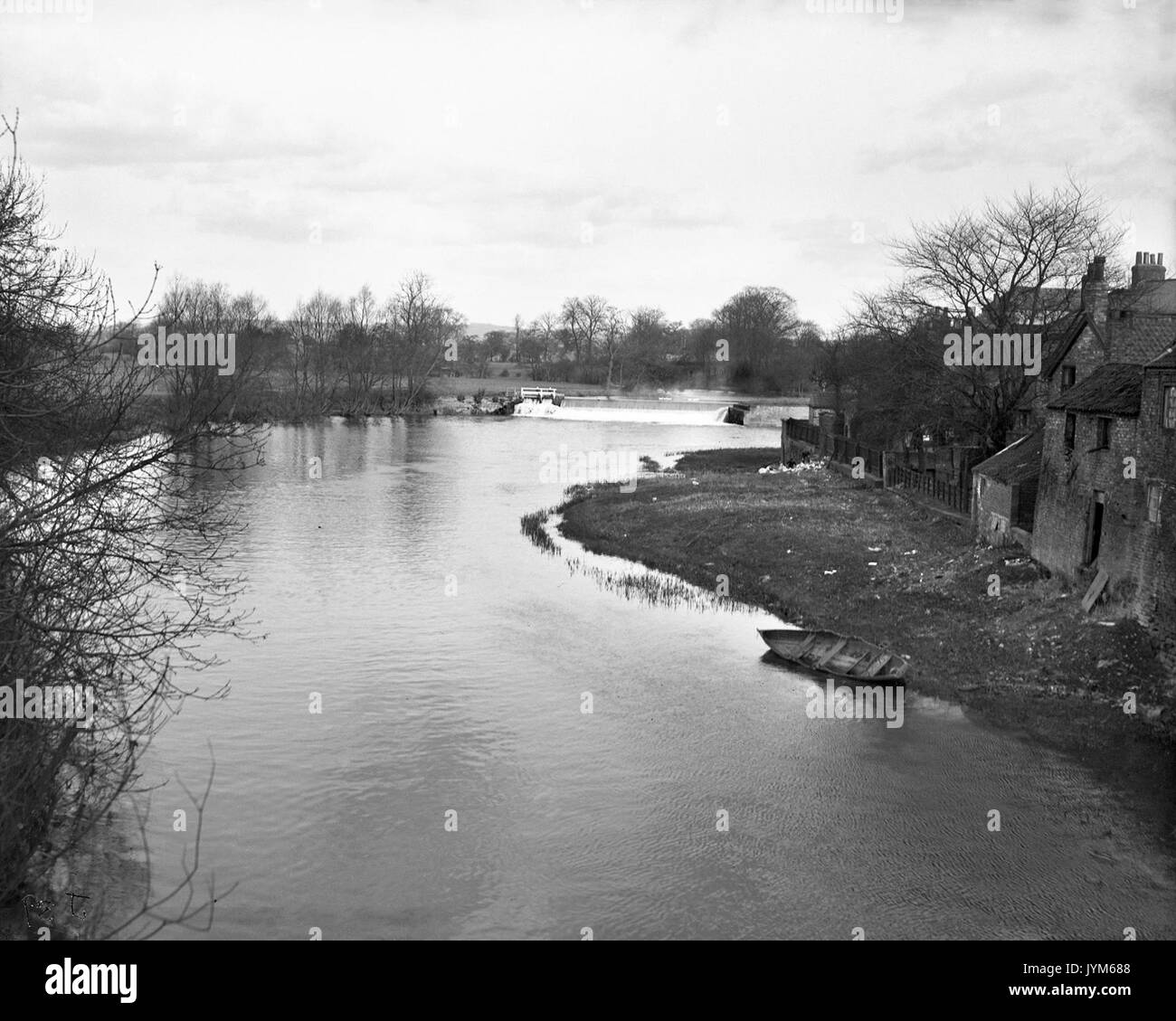 Ein Blick von der Brücke, Stamford Bridge YORYM S 409 Stockfoto