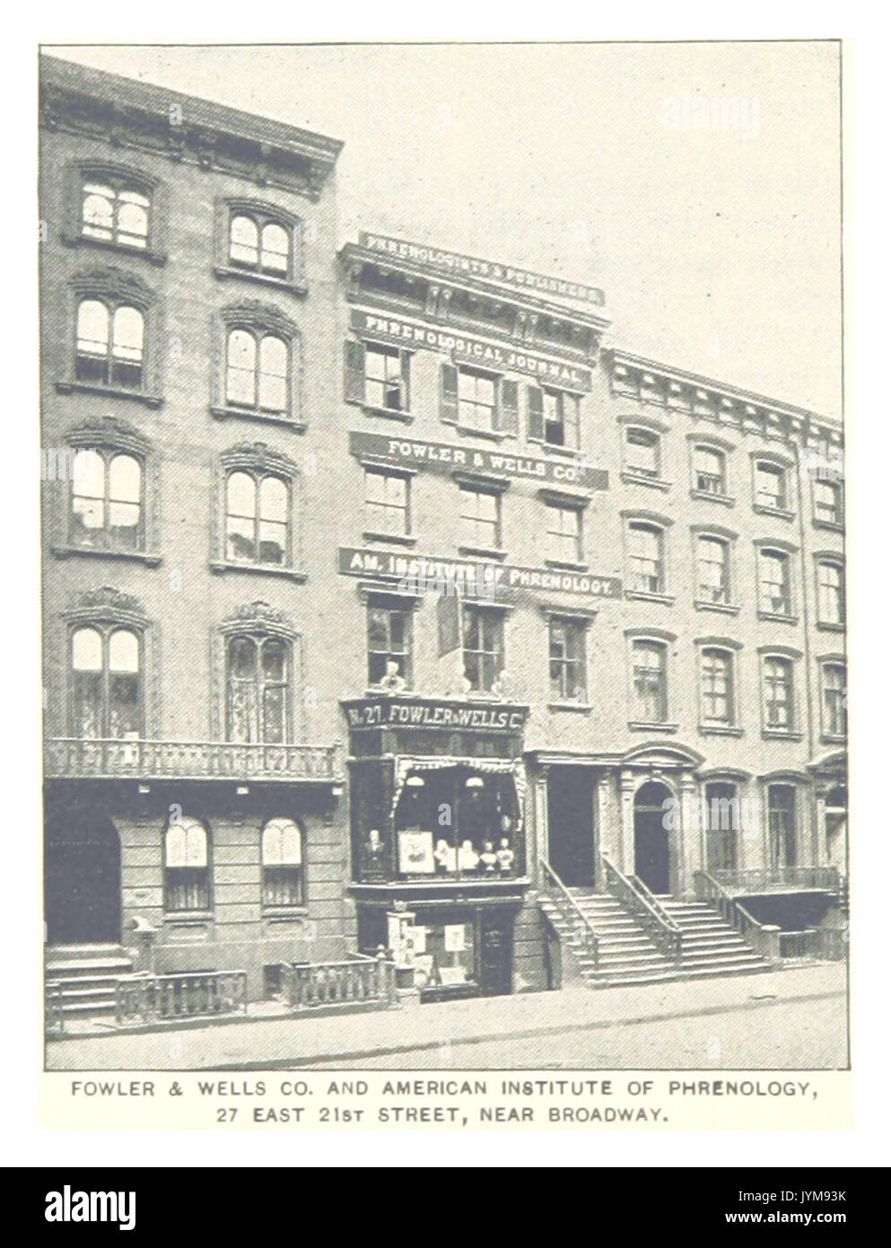 (King1893NYC) pg330 FOWLER und WELLS CO, AMERICAN INSTITUTE OF PHRENOLOGIE, 27 Ost, 21ST STREET Stockfoto