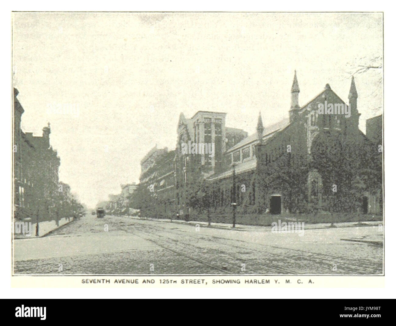 (King1893NYC) pg913 SEVENTH AVENUE und 125TH STREET, HARLEM Y.M.C.A zeigen Stockfoto