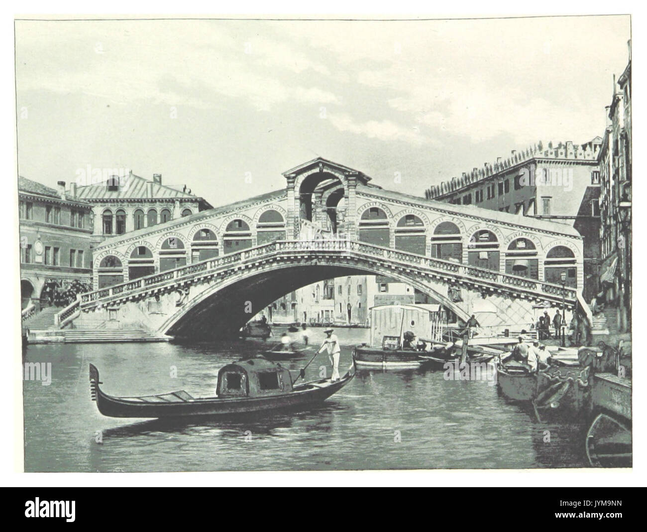 (CLEMENT1894Venice) pg147 Brücke Rialto Stockfoto