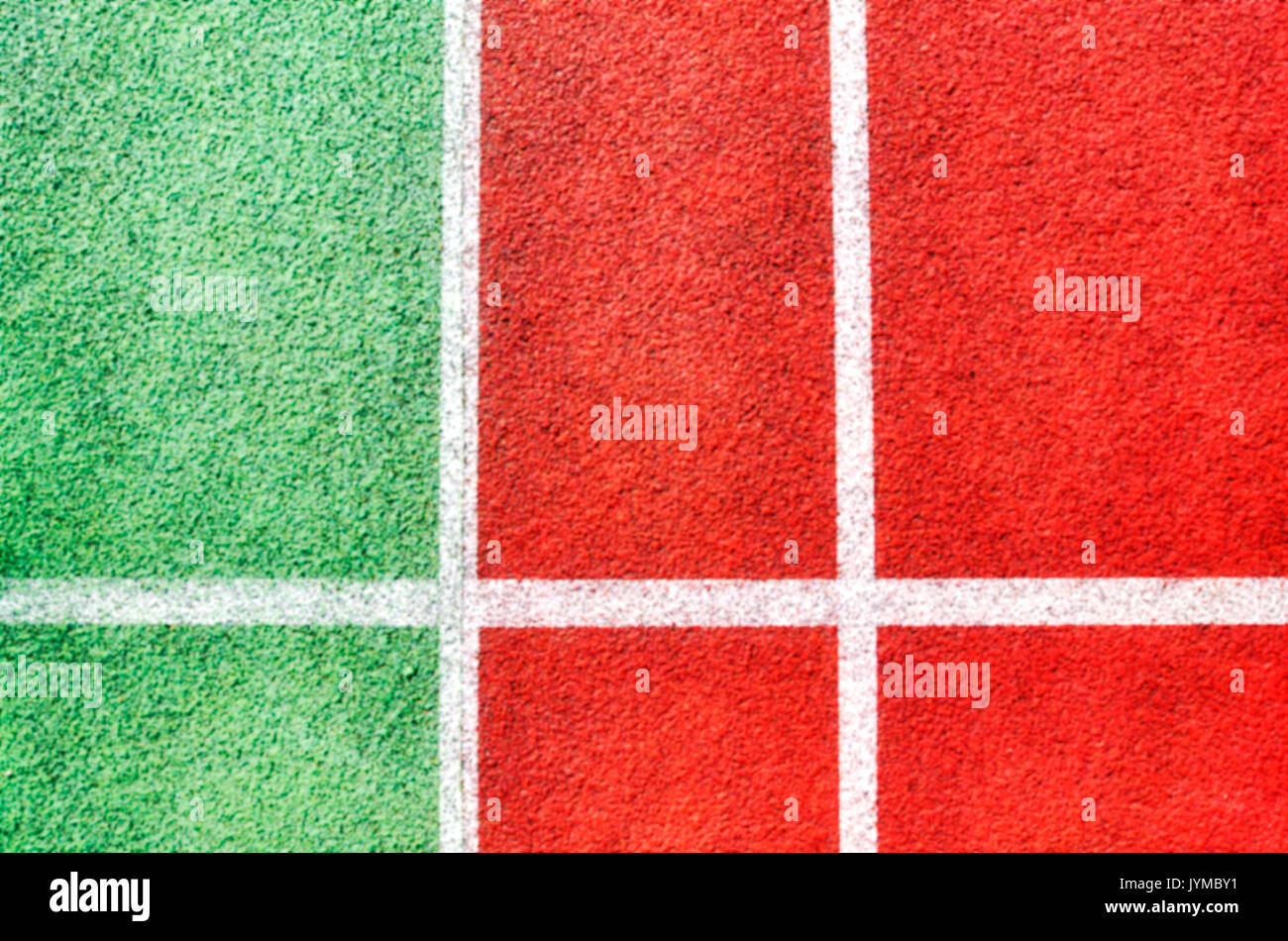 Unscharfes Bild von outdoor Spielfeld, Sport Konzept Hintergrund. Stockfoto