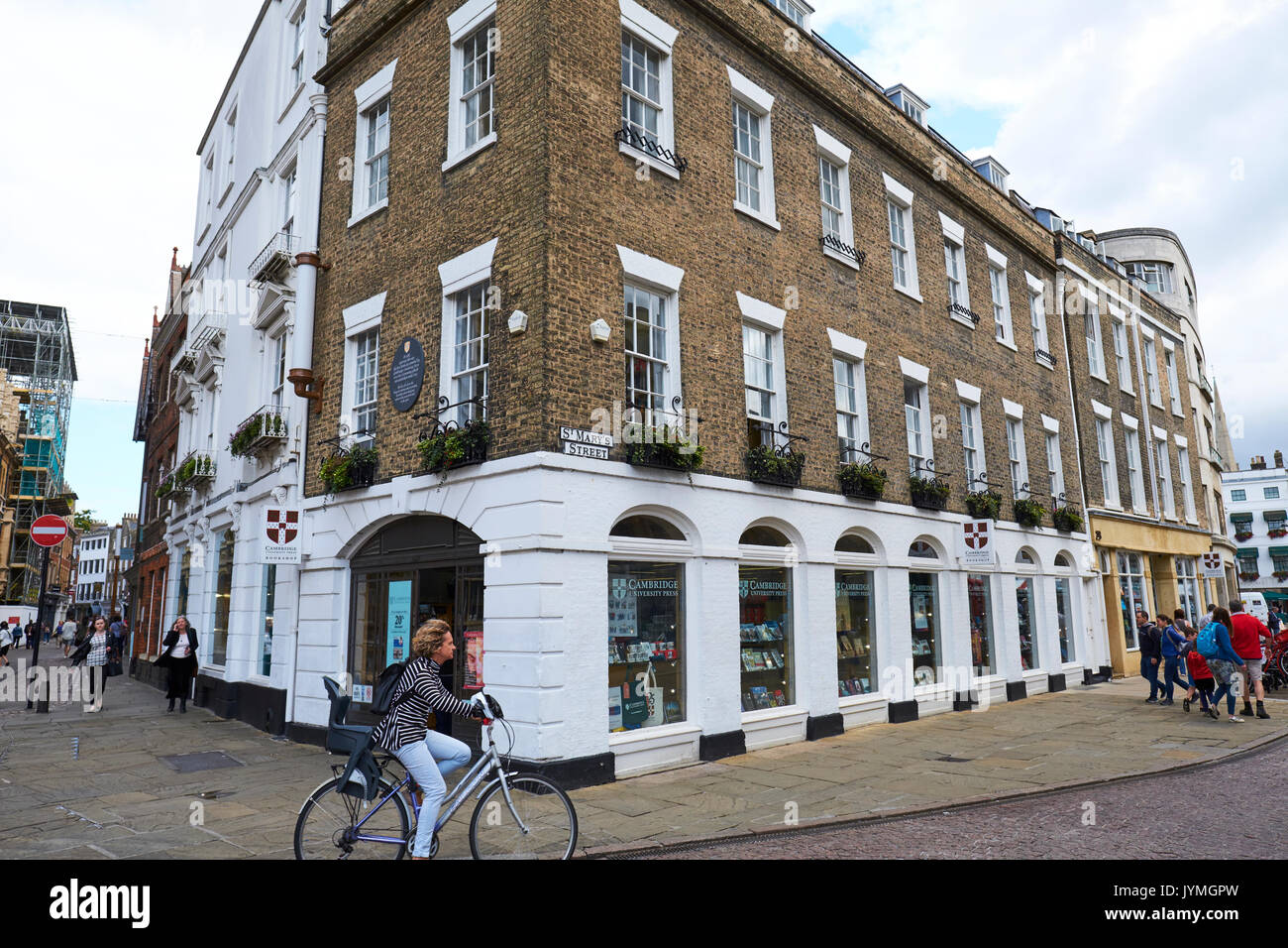 Cambridge University Press Bookshop, Trinity Street, Cambridge, Großbritannien Stockfoto