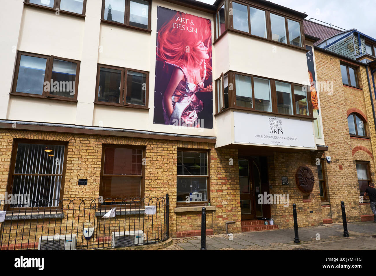 Cambridge Schule für Bildende und Darstellende Kunst, runde Church Street, Cambridge, Großbritannien Stockfoto