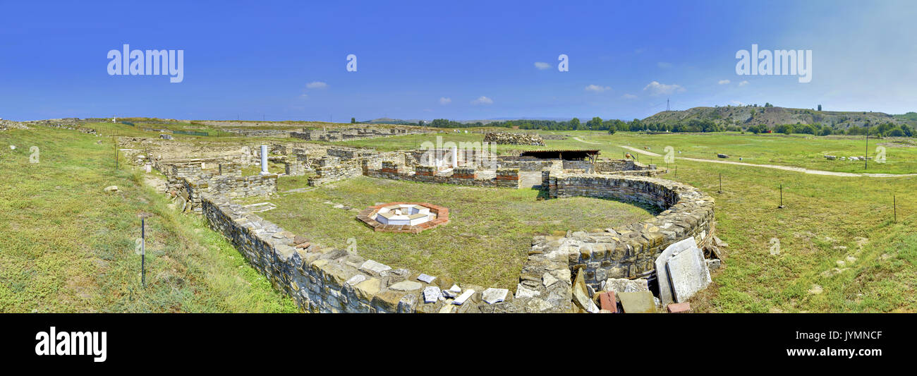 Mazedonien - Stobi archäologische Stätte Stockfoto