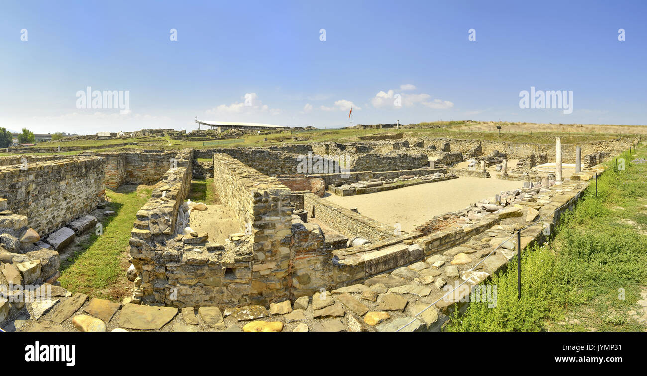 Mazedonien - Stobi archäologische Stätte Stockfoto