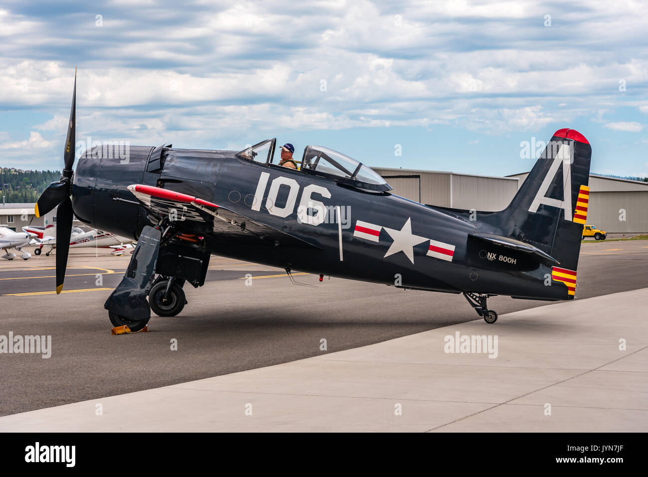 Grumman F8F Bearcat Stockfoto