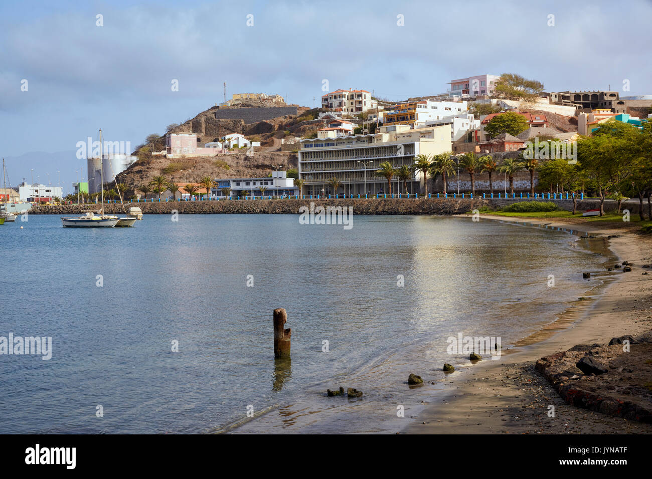 Hafen von Mindelo, Sao Vicente, Kap Verde (Cabo Verde), Afrika Stockfoto