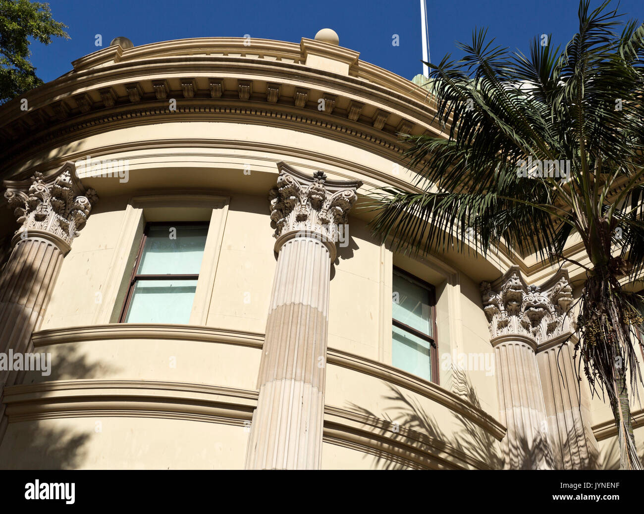 Brisbane Customs House, einem denkmalgeschützten Gebäude, das ursprünglich für die Erhebung des Zolls verwendet und eröffnete im Jahr 1889 beim Queensland war eine britische Stockfoto