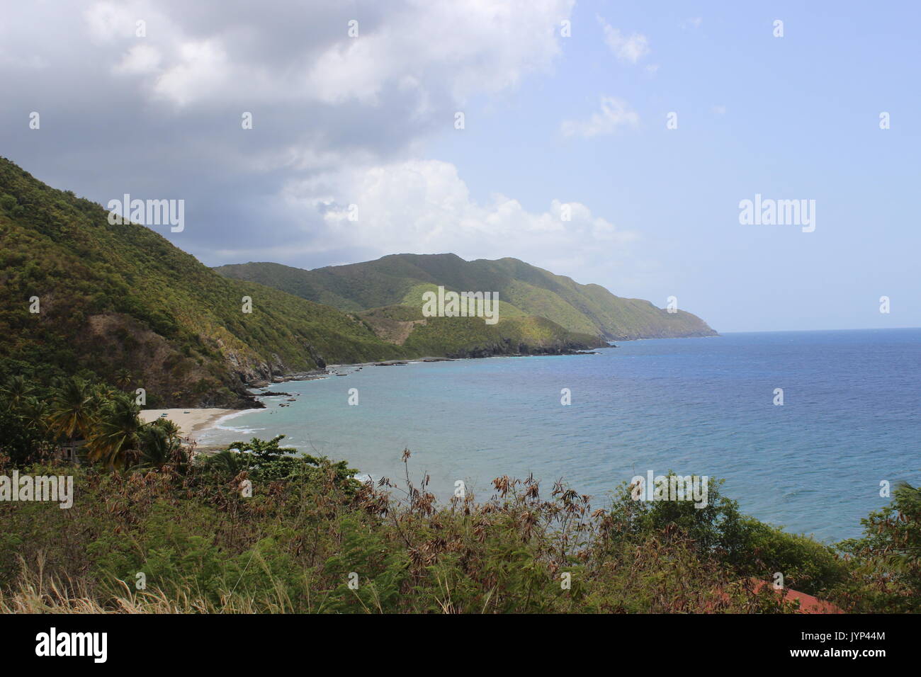 St. Croix Shoreline anzeigen Stockfoto