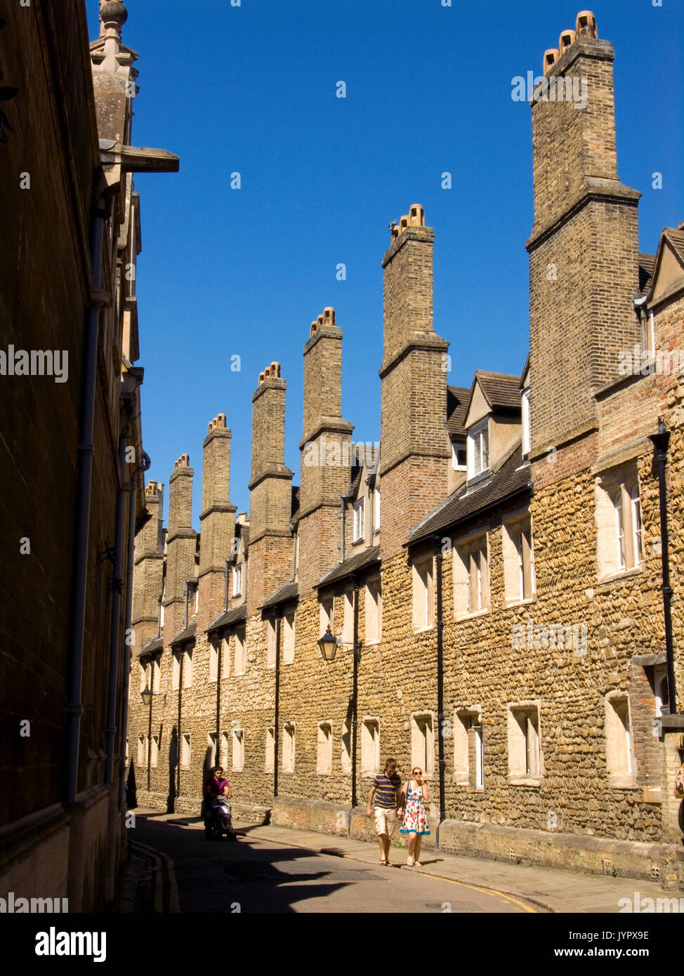 Trinity Lane in Cambridge Stockfoto