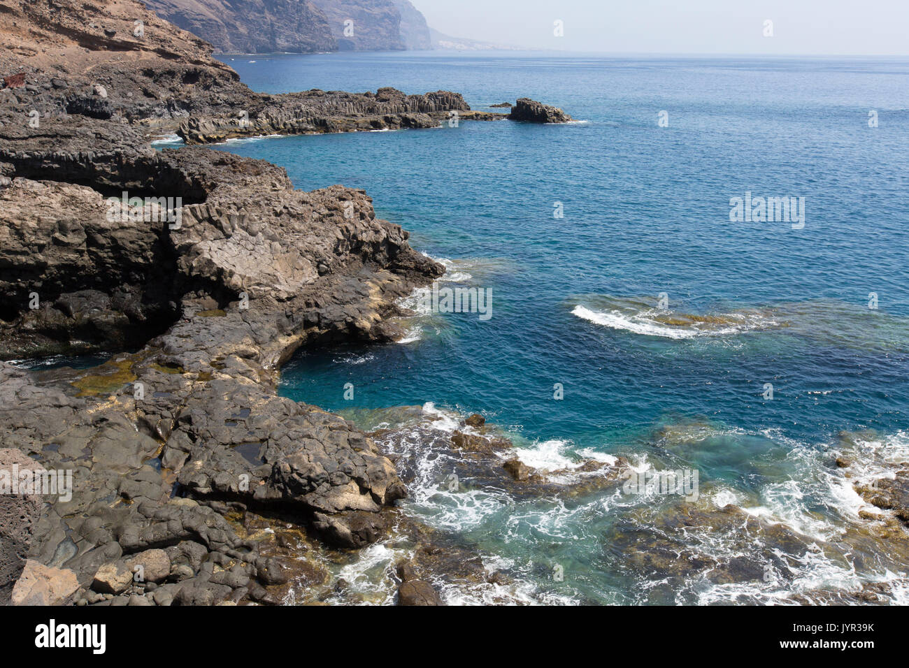 Punta de Teno, dem westlichsten Punkt der Insel Teneriffa auf den Kanarischen Inseln. Stockfoto